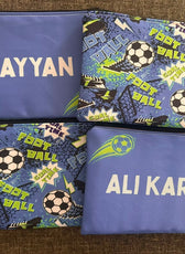 Football Theme Pouches