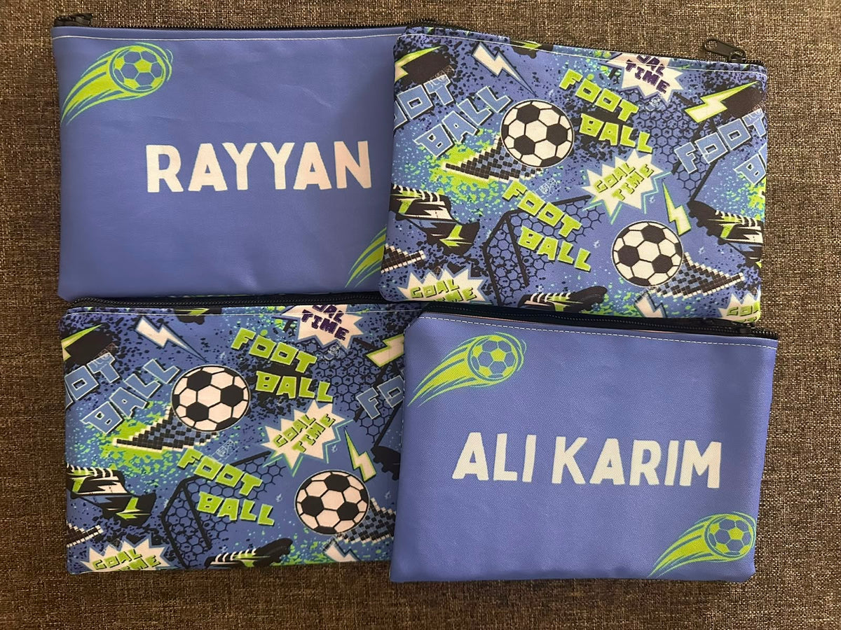 Football Theme Pouches