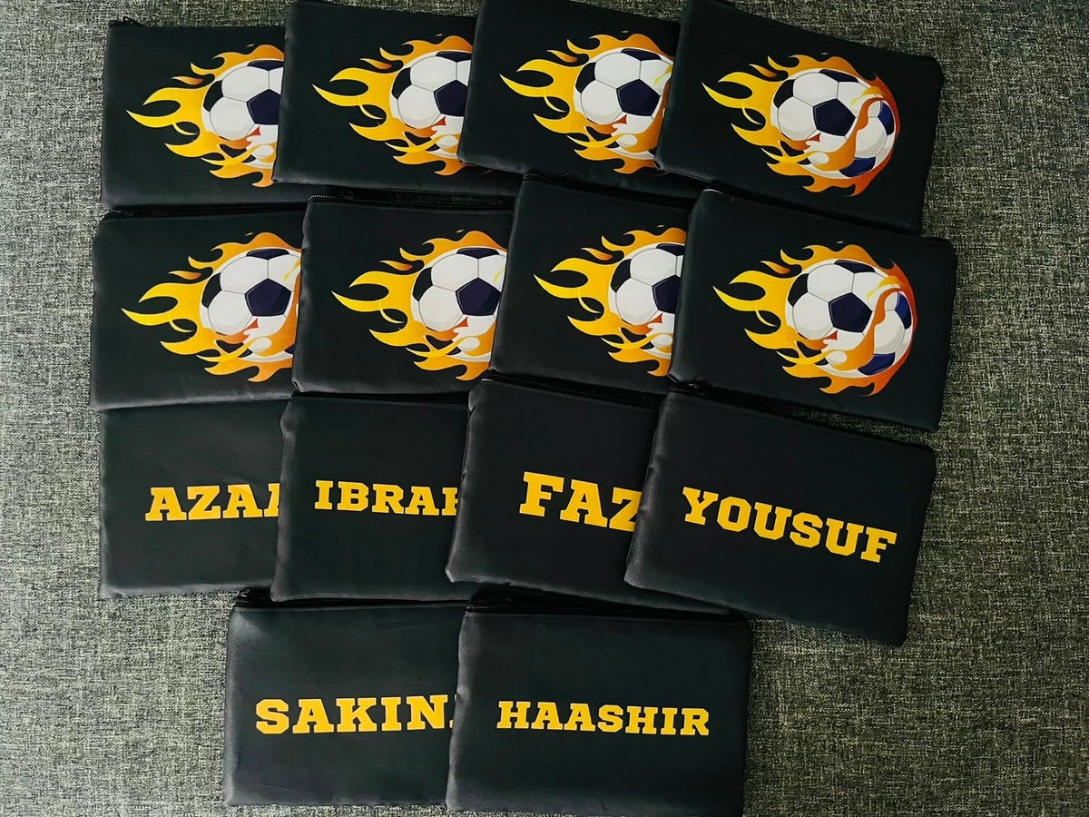 Football Theme Pouches