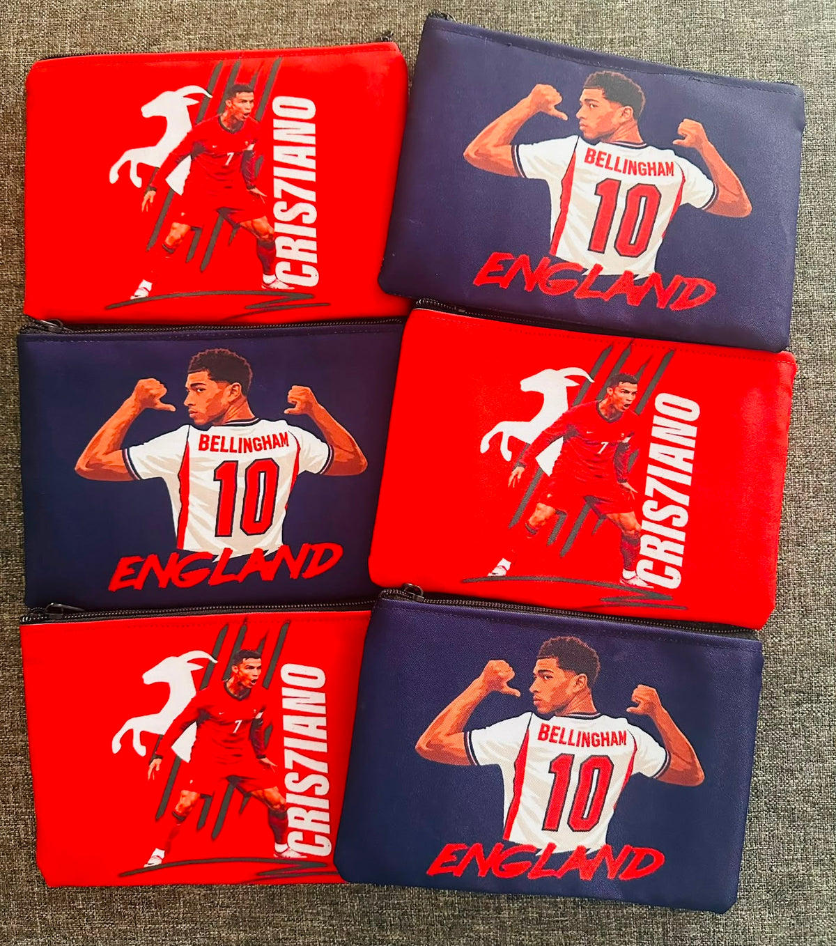 Football Theme Pouches