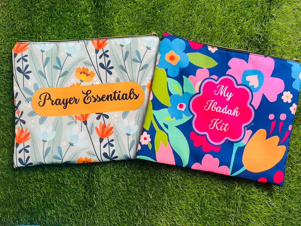 Floral Print Pouches
