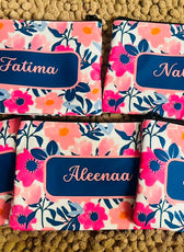 Floral Print Pouches