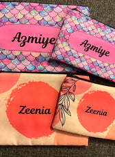 Floral Print Pouches