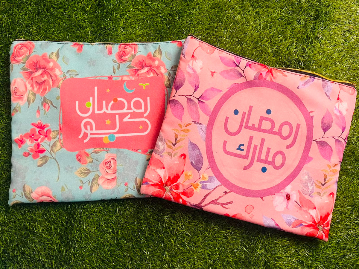 Floral Print Pouches