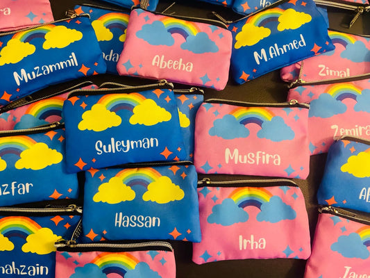 Rainbow Theme Pouches