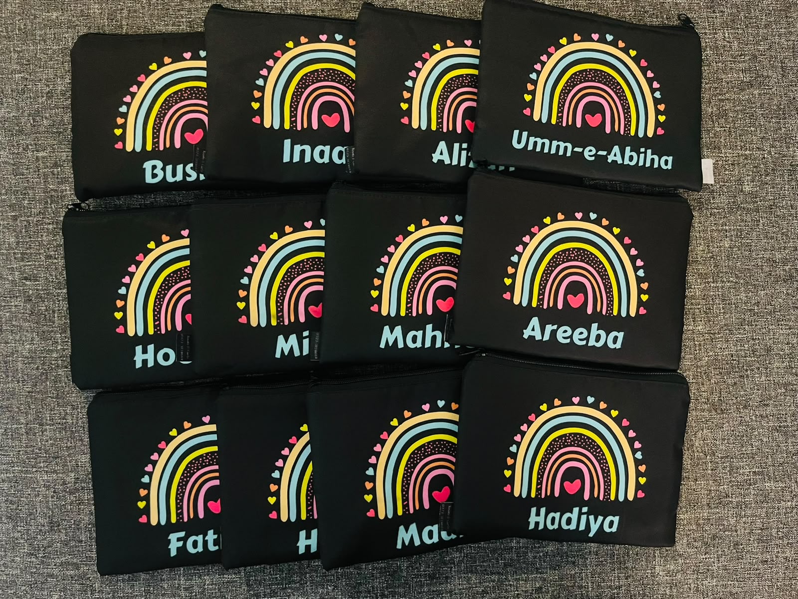 Rainbow Theme Pouches