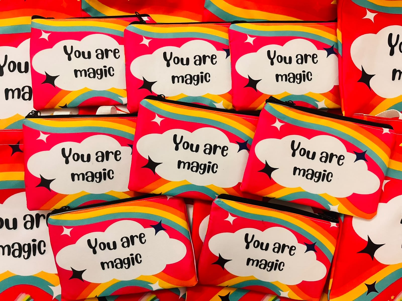 Rainbow Theme Pouches