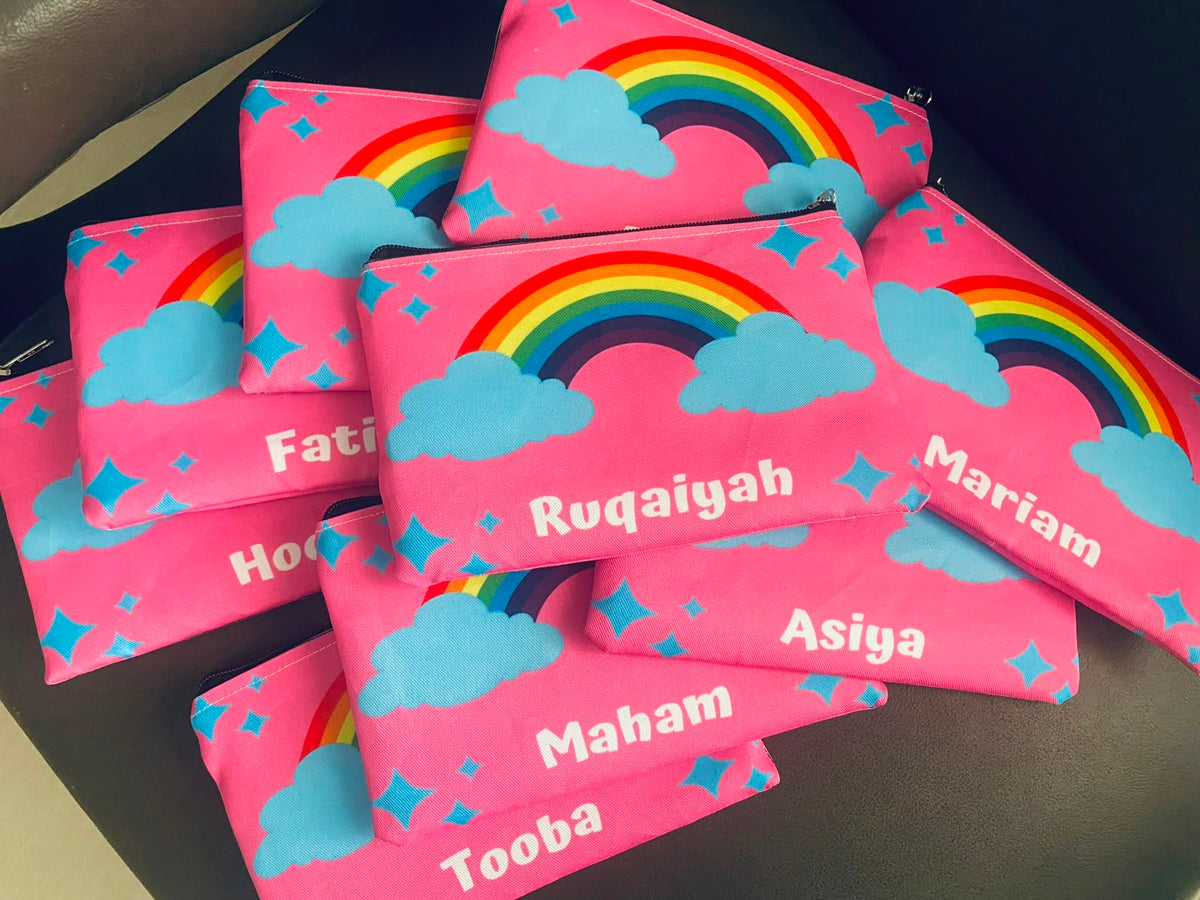 Rainbow Theme Pouches