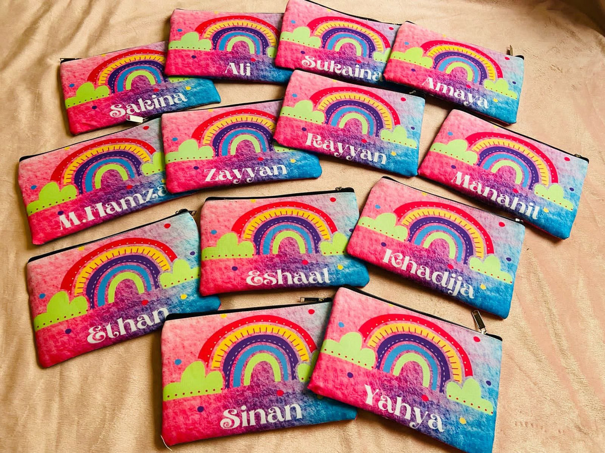 Rainbow Theme Pouches