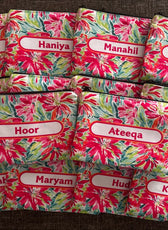 Floral Print Pouches
